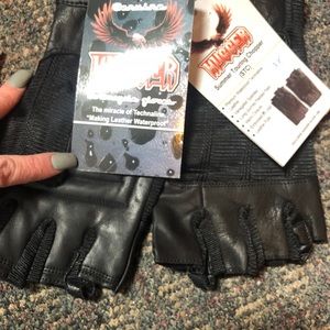 Brand new leather waterproof chopper gloves